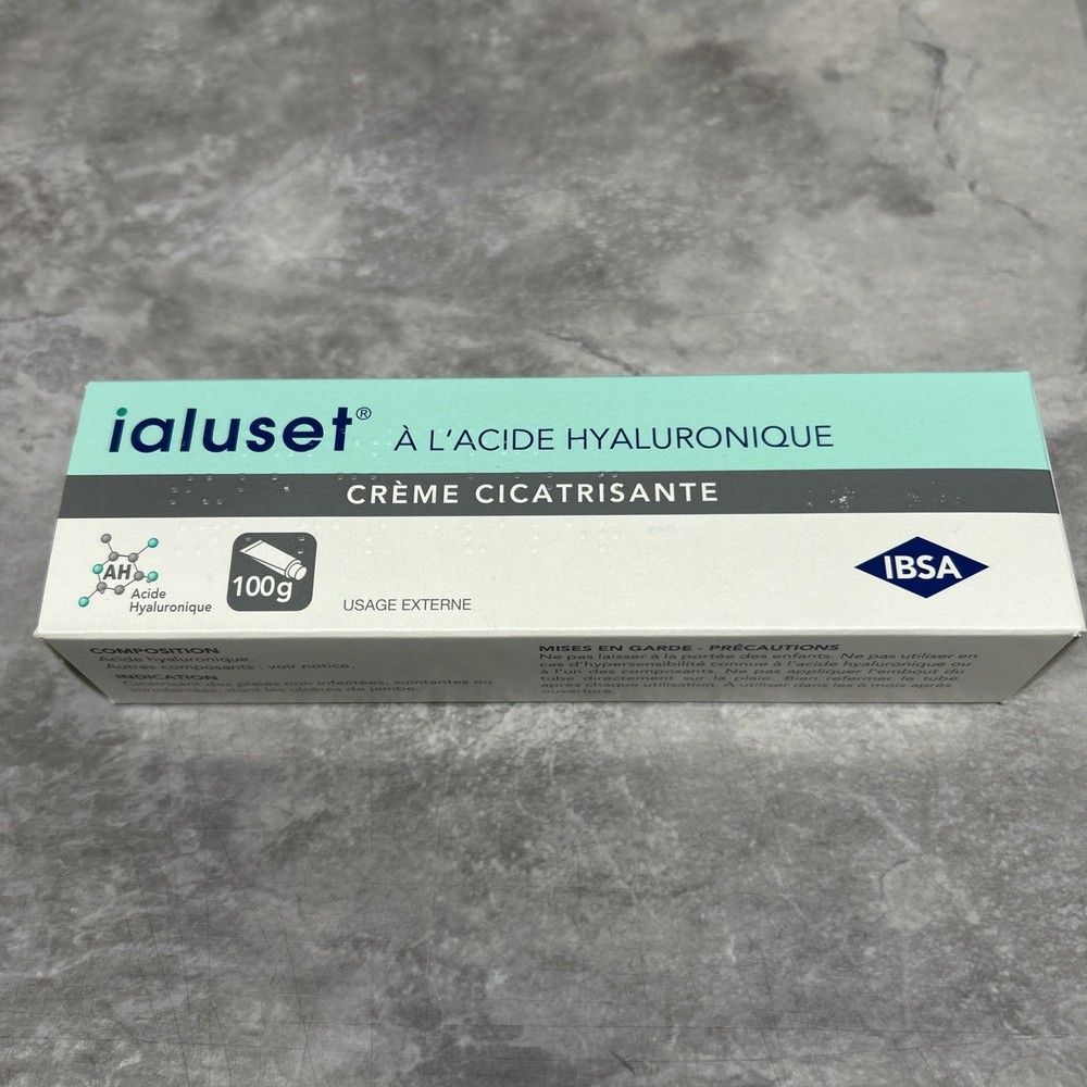 New Ialuset Hyaluronic Acid Cream 100g Exp 2027 Sealed Tube NIB