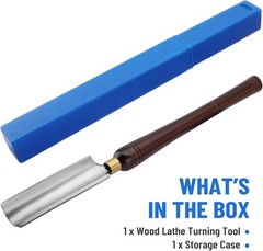 1PCS 2” HSS Roughing Gouge Lathe Chisel Wood Lathe Turning Tool For Woodturning
