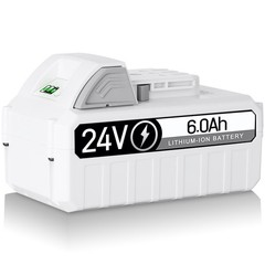 Pack 6.0Ah Li-Ion Battery For Snow Joe + Sun Joe iON+ 24V 24VBAT-LTX 24VBAT-LTW