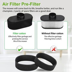 4 Pcs/Set Air Filter 11013-0752 For Kawasaki FR651V FR691V FR730V FS481V-FS691V