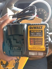 DEWALT DCB1104 12V/20V MAX Charger + 2x 20V 5Ah Batteries, 1-Bay