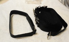 18 inch 12 Cable Strap Adjustable Securing Buckle 1″ wide Nylon Hook Loop