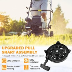 FITS PULL STARTER RECOIL ASSEMBLY 497680 FOR BRIGGS STRATTON