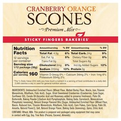 Scone Mix – Cranberry Orange – 16oz (454g) 16 Ounce (Pack of 1)