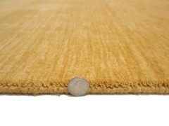 Golden Peach Tribal Design 3X10 Gabbeh Modern Runner Rug Handmade Wool Carpet