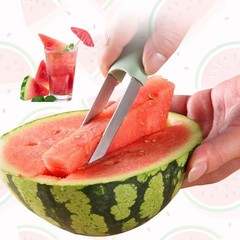Stainless Steel Watermelon Slicer, 2026 3 IN 1 Watermelon Cutter Knife Server