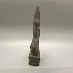 Cast Iron Silver Tone Texas Star Ornamental Fence Topper Finial Western Rustic