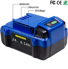 1/4X For Kobalt 24V Max Extended Run Li-Ion Battery 24V KB624-03 KB124-03 6.5Ah