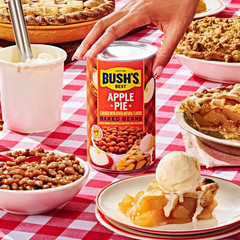 Bush’s Apple Pie Flavored Baked Beans, Summer Edition Canned Beans, 27.9can