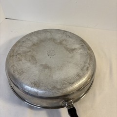 Farberware Stainless Steel Aluminum Clad 10” Frying Sauté Pan Skillet With Lid