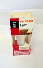 SYLVANIA SOFT WHITE 3-WAY LIGHT BULBS 50/100/150 A21/WRP 120V. 12 – “12 bulbs”