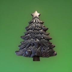 Grandeur Noel Cast Iron Silver Christmas Stocking Hanger Christmas Tree