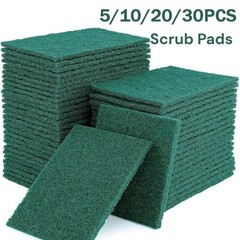 5/10/20/30Pcs Scrub Pads Household Kitchen Oil Removal Dishwashing Pads – NEW