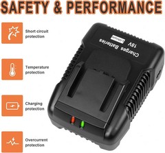 2PACK For Ridgid 18V R840085 8.0Ah Lithium-ion Battery OR Charger 18Volt R840087