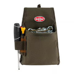 6.5 In. 1-Pocket Fastener Tool Belt Pouch with Flap Fit