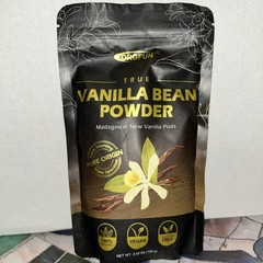 Madagascar 100% Organic Vanilla Powder for Baking, Coffee 3.53oz