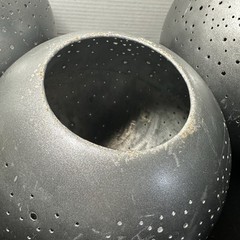 Roost Constellation Globe Light Shades Cast Iron Silver Modern Pendant Boho