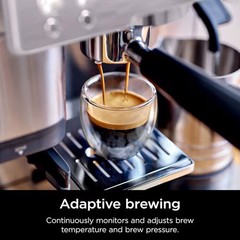 Ninja R-ES601 Luxe Café Premier Espresso Machine, Silver – Certified Refurbished