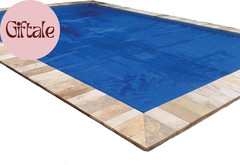In the Swim 16′ X 32′ Premium Blue Rectangle Solar Pool Cover 12 Mil for Solar H