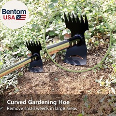 Weed Puller Tool with Long Handle(58In), 2-In-1 Gardening Hand Tools Weeds Remov