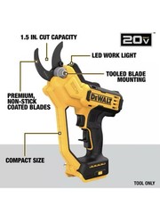 DEWALT DCPR320B 20V MAX 1.5” Cordless Battery Powered Pruner (Tool-Only)