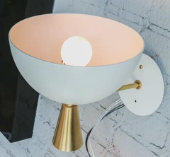 Italian Diabolo Brass Wall Sconce Bedroom Light Fixture Luxury Lighting For Home