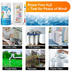 Complete Water Testing Kits for Drinking Water 25 Strips Bag Pack 16 in Well, Ta