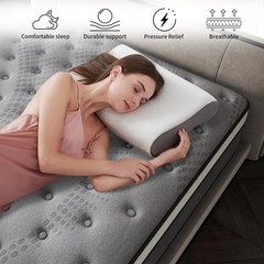12″14″ Mattress Hybrid Gel Memory Foam Medium Firm Twin Full Queen King In A Box