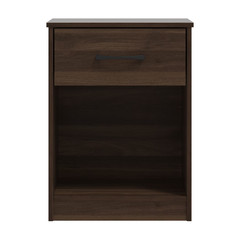SALE! Mainstays Ardent Nightstand with 1 Drawer, Dark Walnut, NEW, FREE SHIPPING