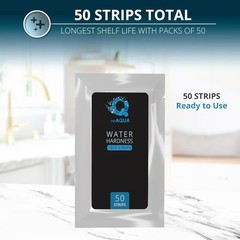 Water Hardness Test Kit – DoubleCheck 50 Strips – Hard Water Testing Kit…