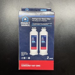 New Project Source Samsung HAF-QINS 3846785 Refrigerator Water Filter 2 Pack QTY