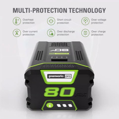 80V Lithium Ion 5.0Ah FOR Greenworks Rechargeable Li-ion Battery BAB727 GBA80200