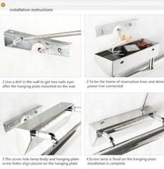 LED Bathroom Vanity Wall Light Modern Bath Light Bar Mirror Front Lamp US