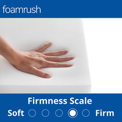 FoamRush 24″ x 26″ High Density Upholstery Foam Cushion (Made in USA)