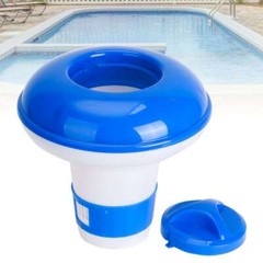 2Pcs Swimming Pool Spa Chemical Dispenser Tablet Holder Chlorine Bromine Float