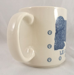 Taylor & NG LE CHIEN The Dog 3.5” High Ceramic Coffee Mug 1984