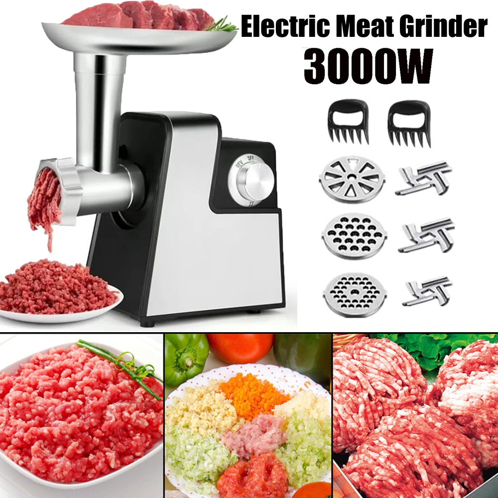 Commercial 3500W Power Electric Meat Grinder Household Sausage Maker Stuffer US