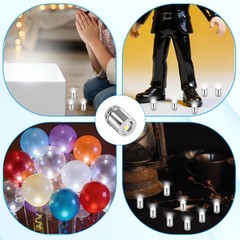 Unbranded Mini LED Lights, Cold White, 10pcs, 1.5x1cm, for Model Doll, DIY