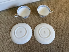 Set of 2 NARUMI Japan Milano Tea Cup & Saucer Sets/Bone China – ships from USA