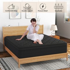 12″ 14″ Gel Memory Foam Hybrid Spring Mattress In a Box Twin Full Queen King