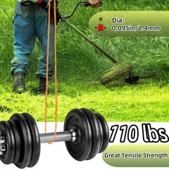 String Trimmer Line .095 0.5 LB Compatible with Ego String Trimmer 095 Weed Eate