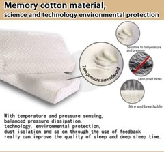 Thai Natural Latex Pillow Standard Size,Removable Breathable Cover, Medium Firm