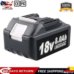2 PCS 18V Extended Capacity 8.0Ah Battery for Makita Power Tool BL1860 BL1860B