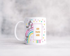 Personalised Unicorn Rainbow Mug with Photo | Life is MAgical | Funny Gift Idea