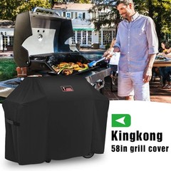 Grill Cover 7130 Premium Outdoor Cover for Weber Genesis II 3 Burner & Genesis 3