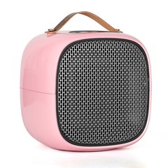 Portable Electric Space Heater Small Home Office Heater Fan with Thermostat