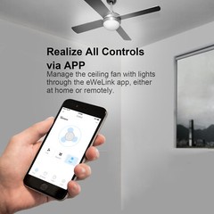 SONOFF Wi-Fi Smart Ceiling Fan Light Switch Controller 433MHz RF Remote Control