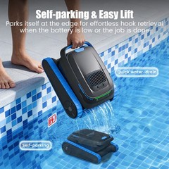 AIRROBO PC20 Robotic Pool Vacuum w/ APP Control for Floor, Walls and Waterline