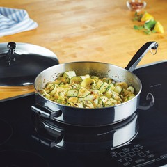 Farberware Classic Series Stainless Steel 4.5-Qt. Sauté Pan & Lid