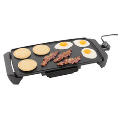 20” Electric Griddle – Non-Stick, Temperature Control,1500 W,Ceramic Coating